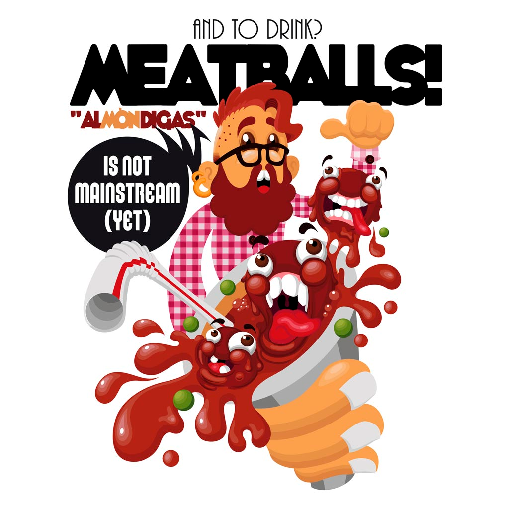 Meatballs — ilustración original de 2013