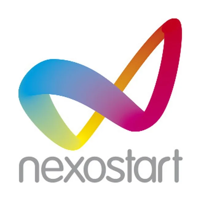 Logotipo vertical de Nexostart
