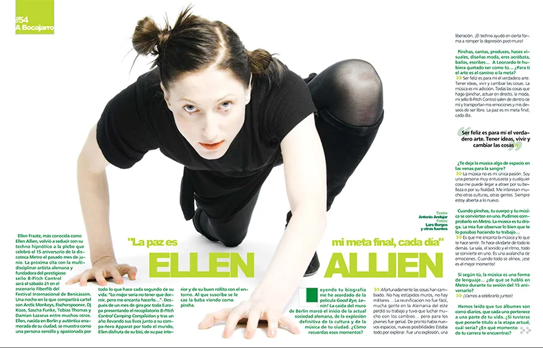 A Bocajarro — entrevista a Ellen Allien