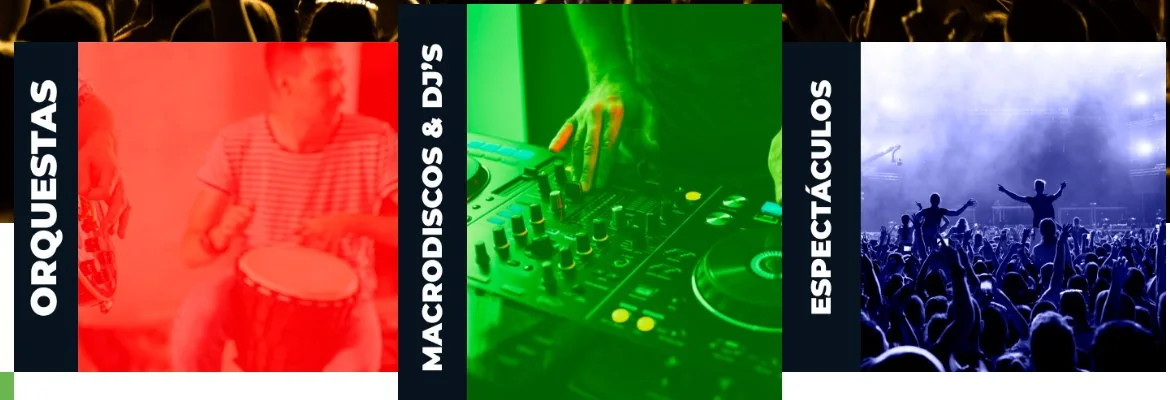 Accesos por sección de la web de SOM Events
