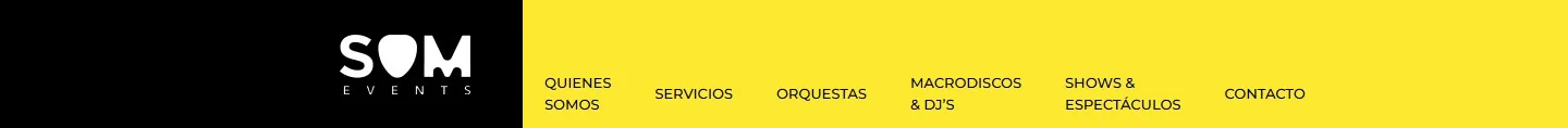 Header de la web de SOM Events