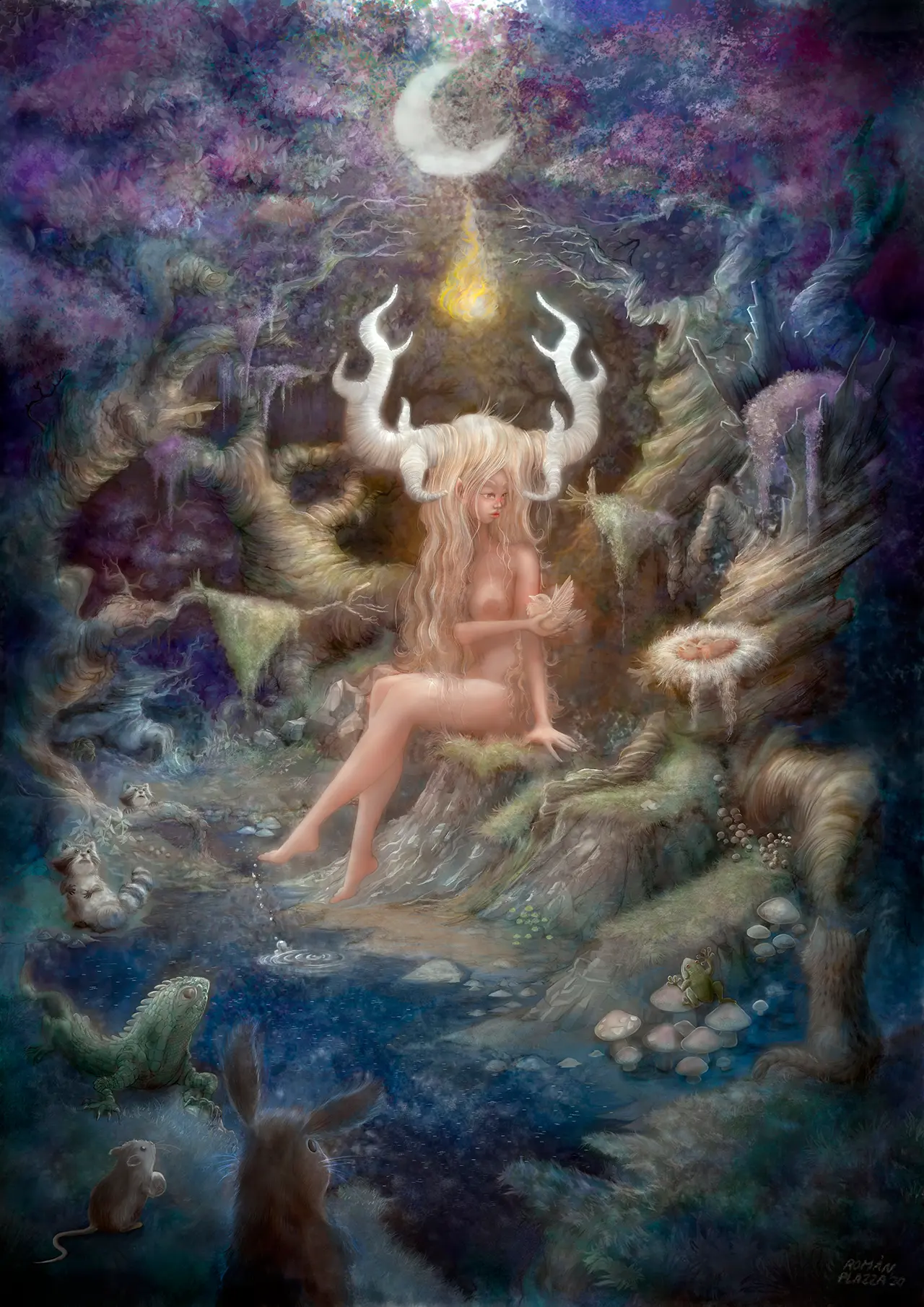 Spirit of the Forest — ilustración completa